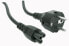 Фото #1 товара MicroConnect Power Cord Notebook (1m) - 1 m - C5 coupler - H05VV-F3G - 250 V - 10 A
