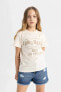 Фото #7 товара Kız Çocuk T-shirt B5088a8/er42 Lt.stone