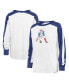 Фото #1 товара Women's White New England Patriots Premier Caribou Long Sleeve T-Shirt