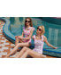 Фото #10 товара Women's Pink Blossom Reversible One-Piece Swimsuit