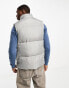 Фото #3 товара ASOS DESIGN puffer gilet in grey