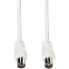 Фото #1 товара E&P HFT 2 - 2.5 m - coax plug - coax jack - White - 75 ?