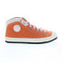 Фото #1 товара Diesel S-Yuk & Net MC Mens Orange Canvas Lace Up Lifestyle Sneakers Shoes
