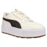 Фото #2 товара Puma Carina 2.0 Leopard Platform Womens Off White Sneakers Casual Shoes 3912130