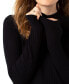 ფოტო #4 პროდუქტის Women's Long-Sleeve Ribbed Mock-Neck Sweater