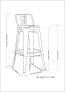 Фото #19 товара missing swatches-Set of 2 Rayne Barstool - missing images