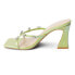 COCONUTS by Matisse Levi Rhinestone Block Heels Womens Green Casual Sandals LEV 9, 9 M - фото #3