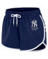 Women's Navy New York Yankees Logo Shorts