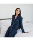 Фото #2 товара Women's Long Sleeve Stretch-Knit Viscose from Bamboo Pajama Set