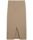 ფოტო #7 პროდუქტის Women's Classics Ribbed Midi Skirt