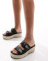 River Island western style espadrille in black