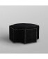 Фото #11 товара Fiorella Upholstered Octagon Cocktail Ottoman with Nailhead Trim