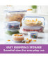 Easy Essentials Rectangular 14-Pc. Food Storage Container Set