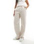 Sixth June low rise tailored trousers in cream