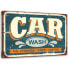 Фото #1 товара Wandbild Car Wash Retro Schild