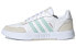 Фото #1 товара Кроссовки женские Adidas neo Courtmaster Светло-зеленые Белые