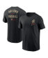 Фото #1 товара Men's Black Arizona Diamondbacks City Connect 2-Hit T-shirt