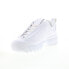 Фото #4 товара Fila Disruptor Zero 5XM01515-100 Womens White Lifestyle Sneakers Shoes