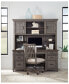 Dawnwood Credenza Desk with Hutch