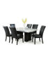 Фото #8 товара Camila 70" Rectangle Marble Dining Table