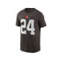 Фото #2 товара Cleveland Browns Men's Pride Name and Number Wordmark T-shirt - Nick Chubb