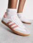 Adidas Originals Samba OG trainers in white and peach Оранжевый, 47.3 - фото #1