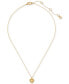 ფოტო #2 პროდუქტის Twisted Frame Heart Pendant Necklace, 16" + 3" extender