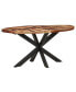 Фото #1 товара Dining Table 63"x35.4"x29.5" Solid Acacia Wood with Sheesham Finish