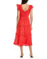 Фото #2 товара Anne Klein Tiered Midi Dress Women's