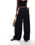 Фото #3 товара Nobody's Child Zeena full length textured trouser in black