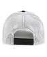 ფოტო #2 პროდუქტის Youth Boys Black, White Atlanta Falcons Scramble Adjustable Trucker Hat