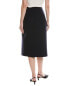 Theory Wool & Cashmere-Blend Wrap Skirt Women's