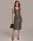 Фото #5 товара Donna Karan Women's Embellished Sequin Pencil Skirt