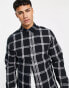 Jack & Jones Originals check shirt in black