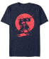 Фото #2 товара Marvel Men's Deadpool Samurai Stance Silhouette Short Sleeve T-Shirt