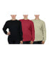 Фото #1 товара Women's Loose Fit Waffle Knit Thermal Shirt, Pack of 3