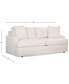 Фото #13 товара Kendrah 80" Fabric Sofa with Recessed Arms, Created for Macy's