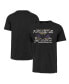 Фото #1 товара Men's Black Distressed Baltimore Ravens Regional Franklin T-shirt