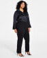 Plus Size Hollywood Slim-Fit Ankle Pants