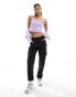 The North Face cropped tank top in purple Exclusive at ASOS lila, L - Chest 99-102 - фото #4