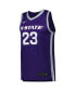 Men's #23 Purple Kansas State Wildcats Replica Basketball Jersey