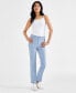 Фото #1 товара Women's High Rise Straight-Leg Jeans, Regular, Short and Long Lengths, Created for Macy's