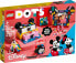 LEGO DOTS 41964 Mickey Mouse und Minnie Mouse Back to School Kreativbox, 6 in 1, Schulset