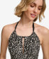 Фото #4 товара Купальник женский Calvin Klein с вырезом на груди.