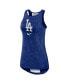 Фото #3 товара Women's Royal Los Angeles Dodgers Right Mix High Neck Tank Top