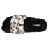 Фото #8 товара Puma Leadcat 2.0 Fluff Safari Cheetah Slide Womens Black Casual Sandals 385804-