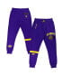 Фото #1 товара Men's and Women's NBA x Purple Los Angeles Lakers Culture & Hoops Heavyweight Jogger Pants