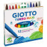 GIOTTO Turbo Maxi Pack Marker Pen 12 Units