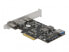 Фото #4 товара Delock 90060 - PCIe - USB 3.2 Gen 2 (3.1 Gen 2) - Low-profile - PCI 3.0 - SATA 15-pin - 10 Gbit/s