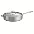 Gourmet Tri-Ply Clad 3 Quart Covered Deep Sauté Pan